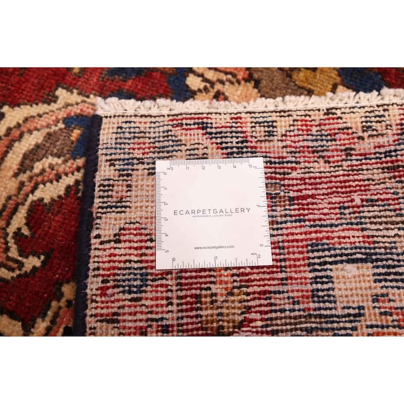 ECARPETGALLERY Hand-knotted Kayseri Vintage Red Wool Rug - 6'11 x 10'0