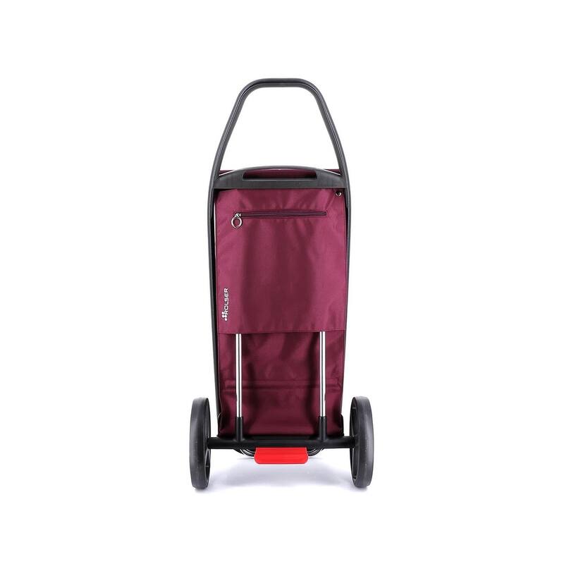 Rolser Com 88 lb. Capacity MF Tube 2 Big Wheel Shopping Trolley