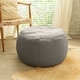 preview thumbnail 62 of 110, Jaxx Ellis Pouf - Modern Shearling Faux-Lamb Plush Fleece Ottoman