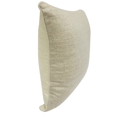 Home&Manor Templin Vintage Raw Silk Pillow 18"