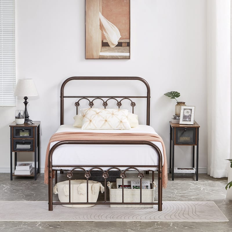 Modern Platform Bed Frame,Easy to Set Up-Twin/Full/Queen/King