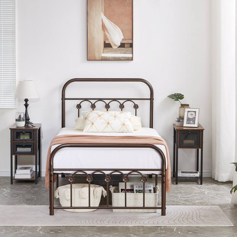 Modern Platform Bed Frame,Easy to Set Up-Twin/Full/Queen/King