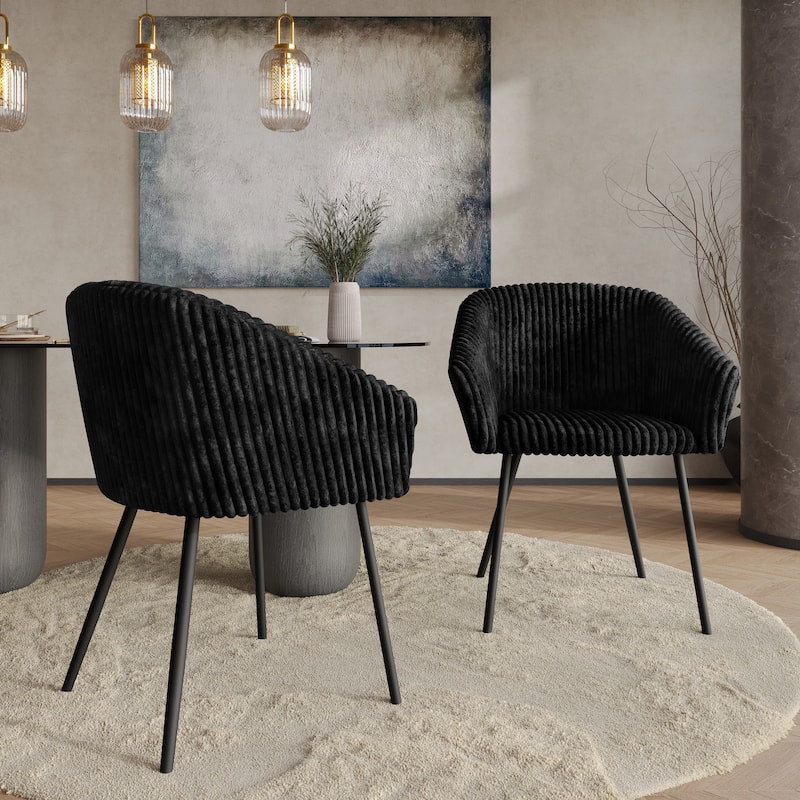 CraftPorch Minimalist 2-Piece Dining Chair