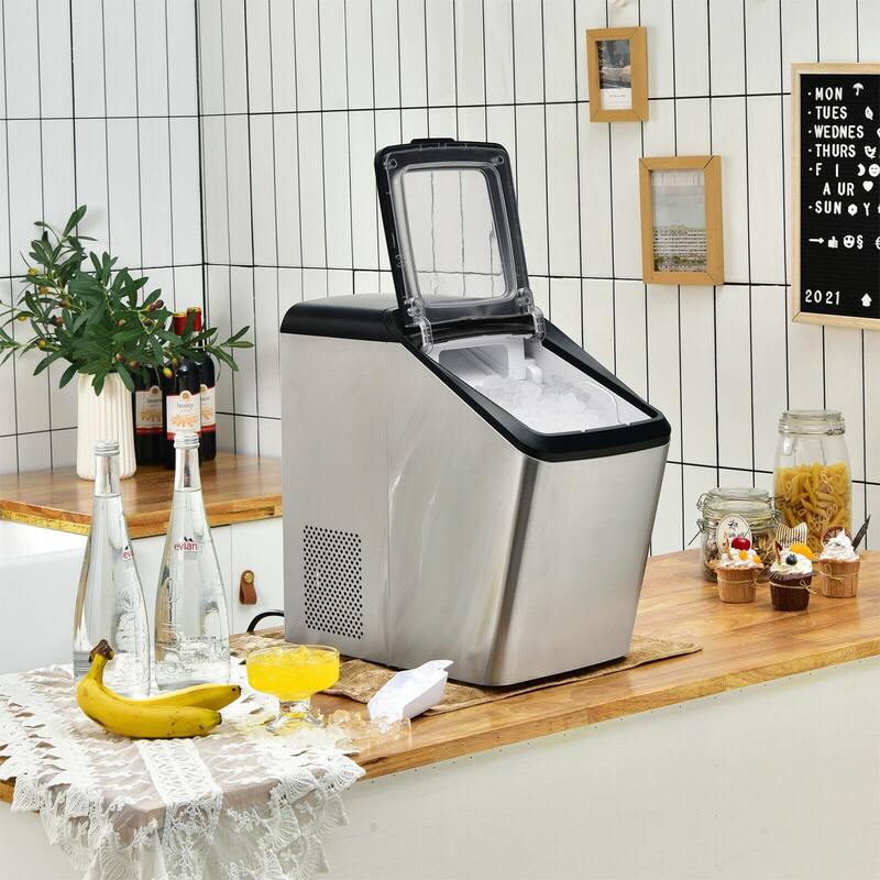 SUGIFT Ice-Making Machine with 29 Pounds Pebble Ice per Day