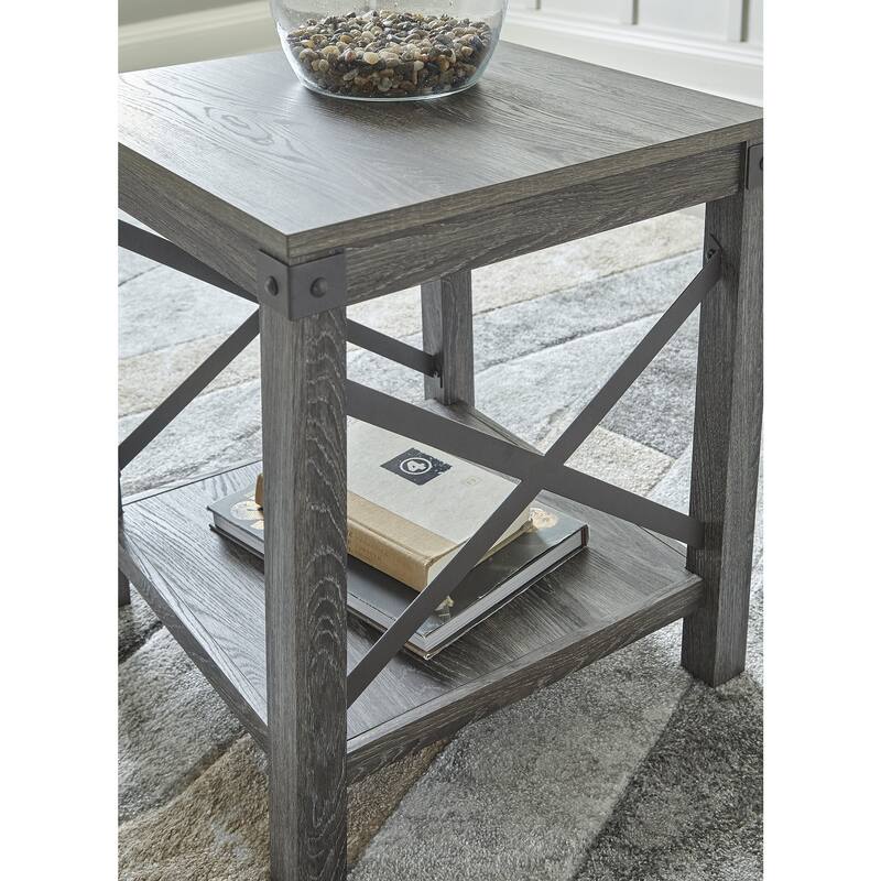Freedan Square End Table - 20"W x 20"D x 23"H