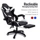 preview thumbnail 15 of 21, CO-Z Leather Gaming High Back Computer Chair Ergonomic w Massage-Blue/Red/White