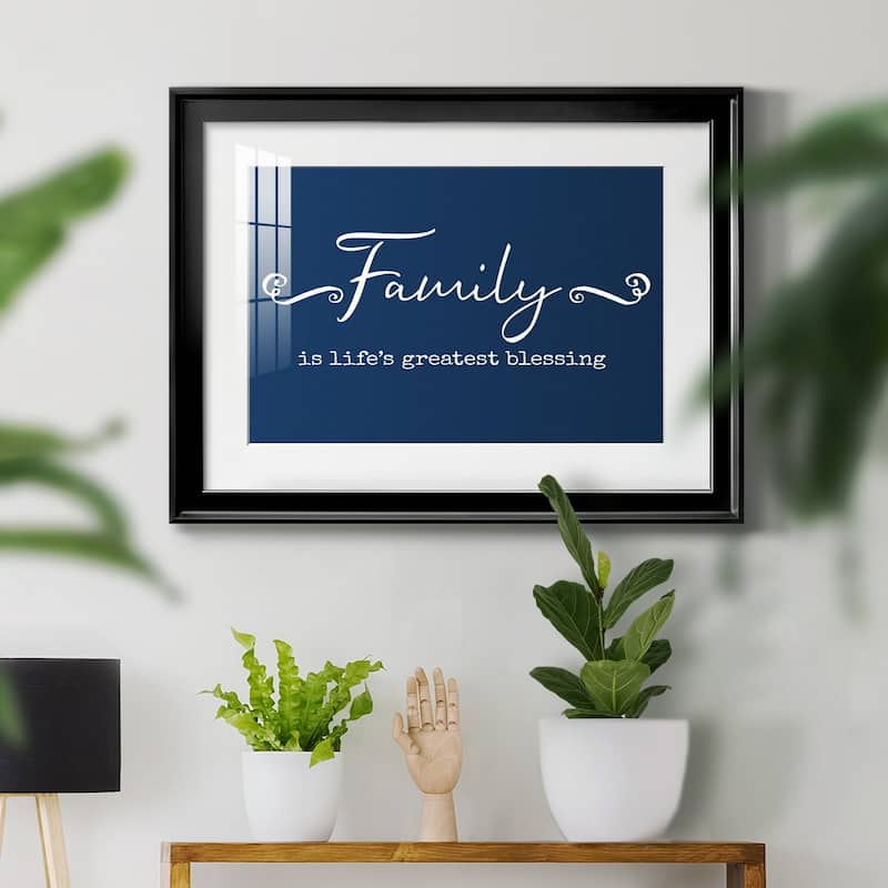Family Greatest Blessing Premium Framed Print - Ready to Hang