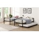preview thumbnail 10 of 13, Twin over Twin Bunk Bed with Trundle, Sturdy Guard Rail and 2 side Ladders, No Box Spring Needed, Noise Free for Dorm, Black