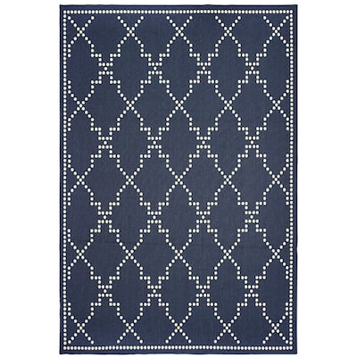 Style Haven Marianna Geometric Trellis Indoor Outdoor Area Rug