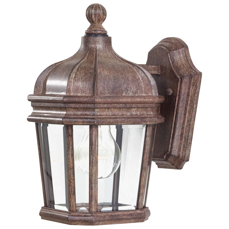 The Great Outdoors 1 Light 11.5" Height Outdoor Wall Sconce from the - Vintage Rust