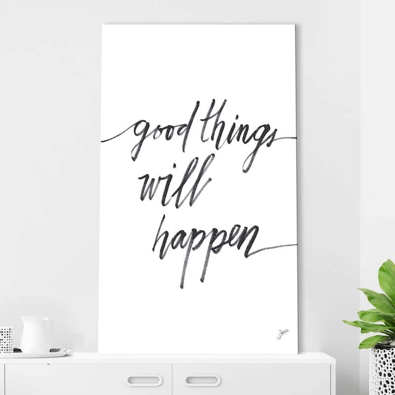 "Good Things (Vertical)" Print on Canvas
