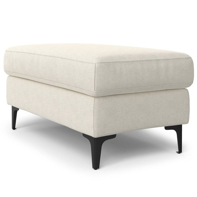 WYNDENHALL Lana Ottoman in Tightly Woven Performance Fabric