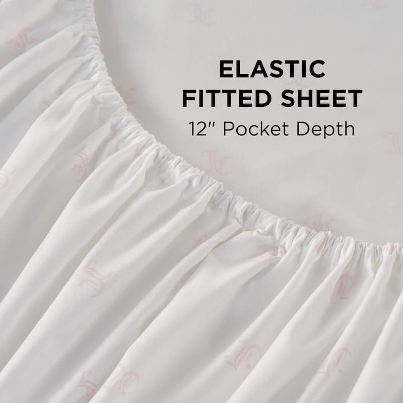 Juicy Couture Link Printed Bed-in-a-Bag Comforter Set