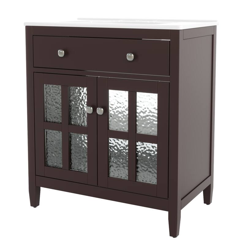Bathroom Vanity with Ceramic Sink