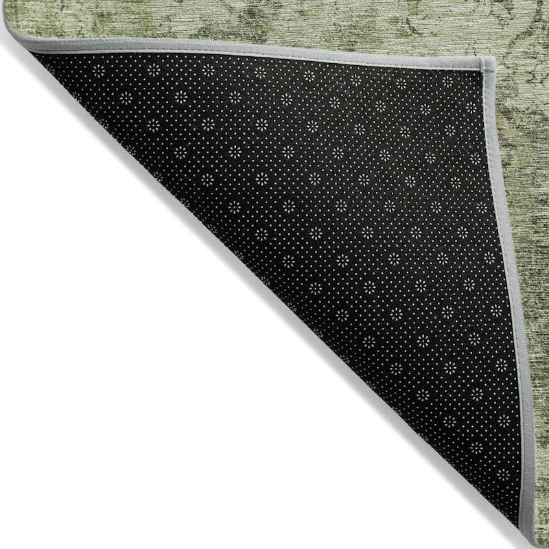 HomeRoots Floral Transitional Rectangle Outdoor Rug