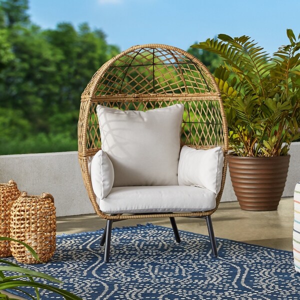 Egg chair stationary sales