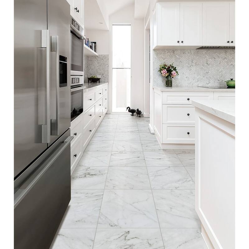 COREtec VV840-12275 CT Tile 18" x 36" Smooth Vinyl Flooring - Sold by - Eterna Marble