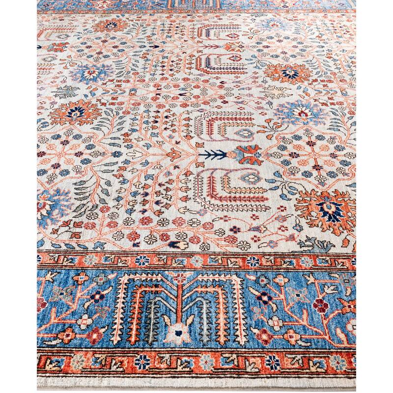 Serapi One-of-a-Kind Hand-Knotted Area Rug - Gray - 9' 2" x 11' 11"