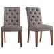 preview thumbnail 11 of 16, iNSPIRE Q Artisan Benchwright Rustic X-base Round Pine Wood Rolled Back 7-piece Dining Set