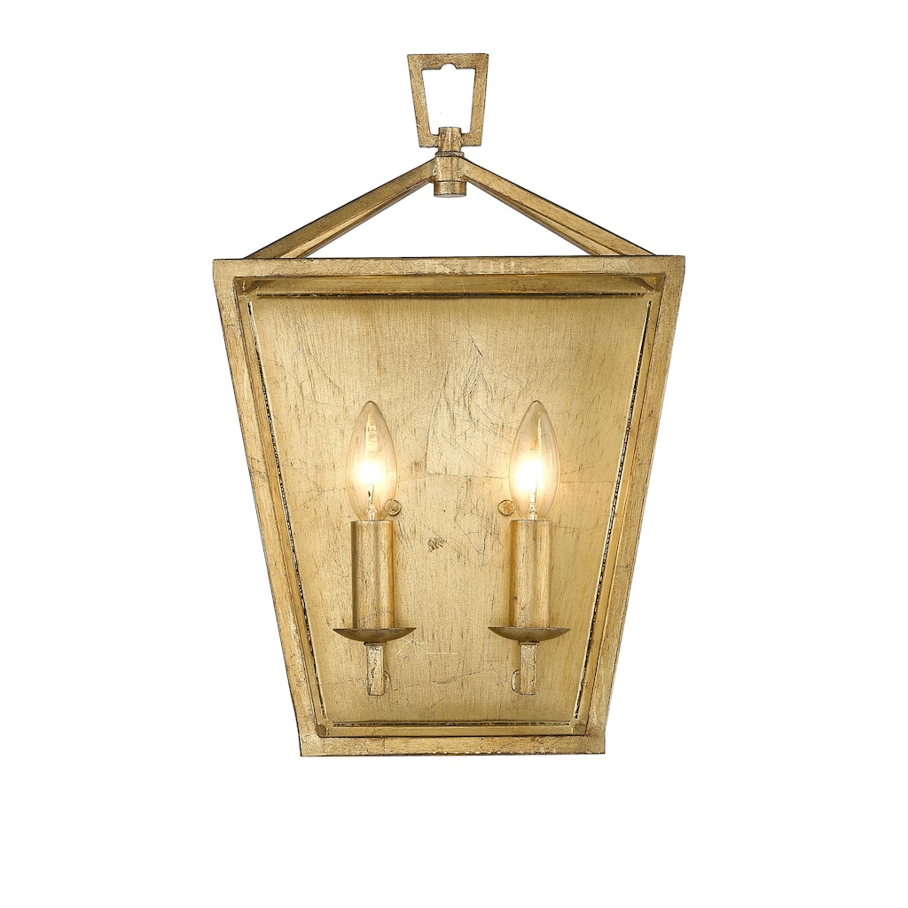 Carson Carrington Tarfala Traditional Gold Wall Sconce Light Fixture