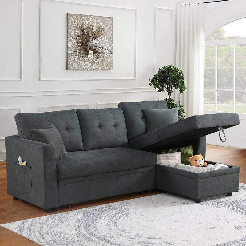 Sectional Sofa Bed L-Shaped Sofa Couch Bed