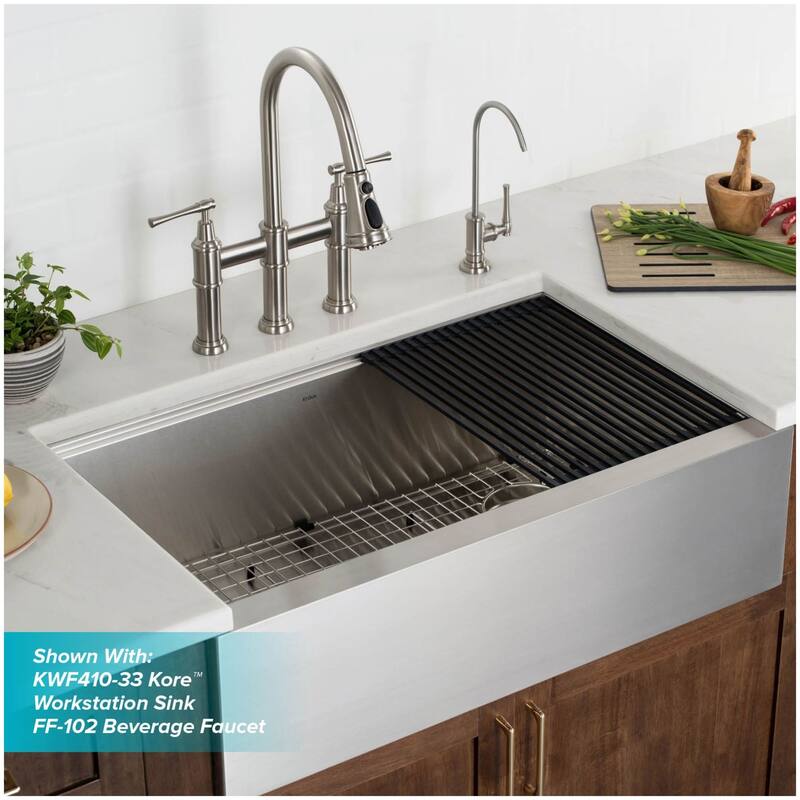 Kraus Allyn 1.8 GPM Bridge Pull Down Kitchen Faucet