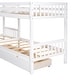 preview thumbnail 22 of 29, Twin over Twin L-Shaped Bunk Bed with Drawers For Bedroom