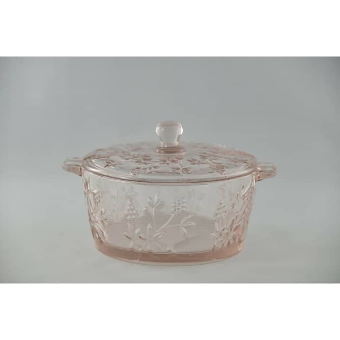 21 oz Lead-Free Glass Serving Dessert Bowl with Lid and Dishwasher Safe Great for Candy Salads and Desserts