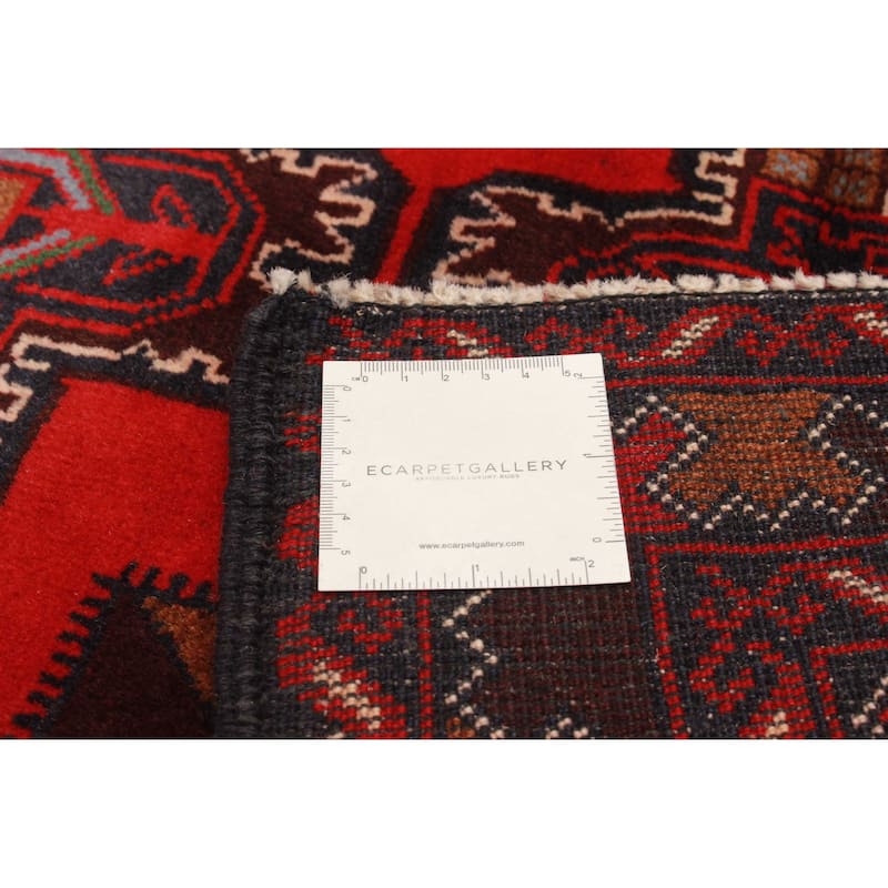 Teimani Red Rug 3'0" x 4'11" - 3'0 x 4'11