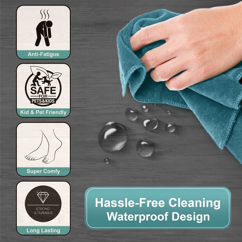 Sorbus 80 Sq. Ft. Wood Grain Floor Tiles Foam Mat EVA Interlocking Mats Tile 3/8-Inch-Thick Wood Puzzle Exercise Mats.