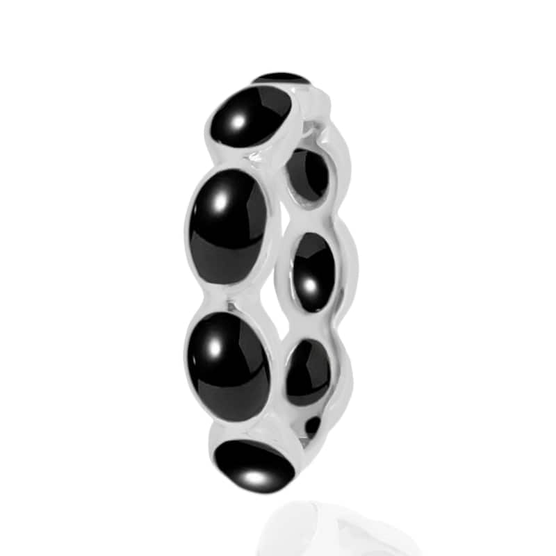 925 Sterling Silver Black Onyx Ring