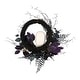 preview thumbnail 4 of 2, National Tree Company 24" Artificial Halloween Skull Half Wreath - 2 ft