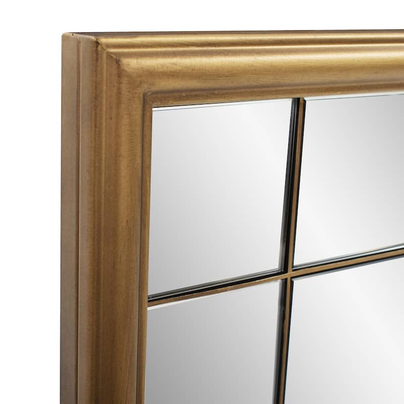 Allan Andrews French Panel Framed Decorative Wall Mirror