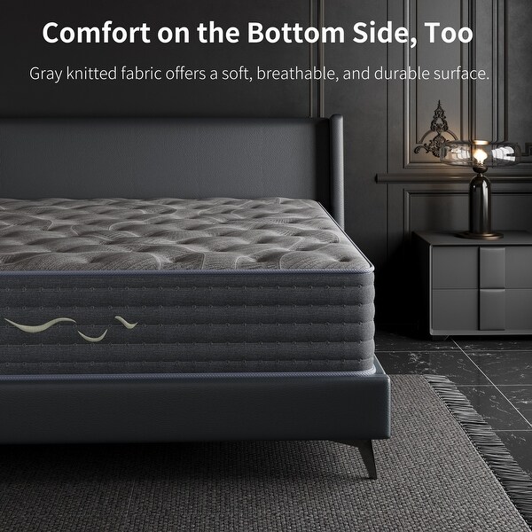 IFLUOUS 12 in. Luxurious Double Sided Hybrid Mattress undefined Medium Firm with CertiPUR US SGS and OEKO TEX Bed Bath Beyond 42211104