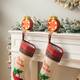Glitzhome Christmas Marquee LED Stocking Holder - Ornament