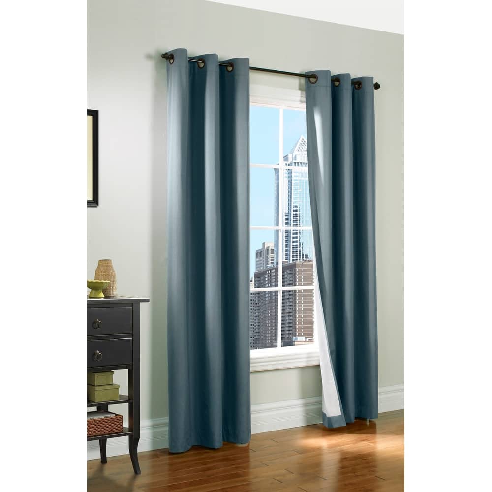 ThermaLogic Prelude Grommet Insulated Solid Curtain Panel