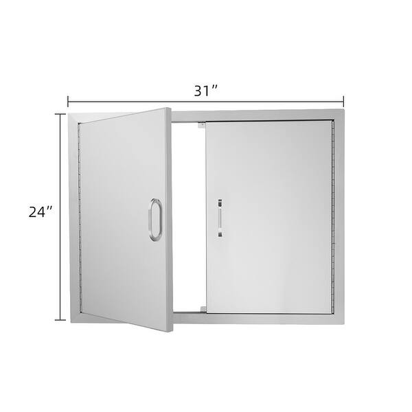 31x1 5x24 304 Stainless Steel Kitchen Cabinet Door On Sale Overstock 31132510