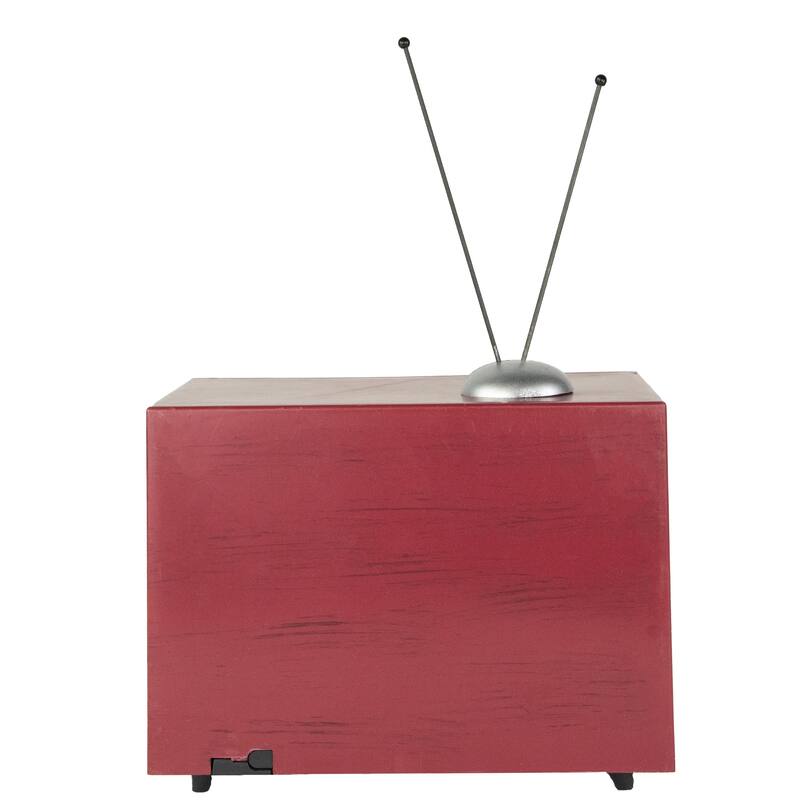 9.25" LED Lighted Animated and Musical TV Scene Christmas Display