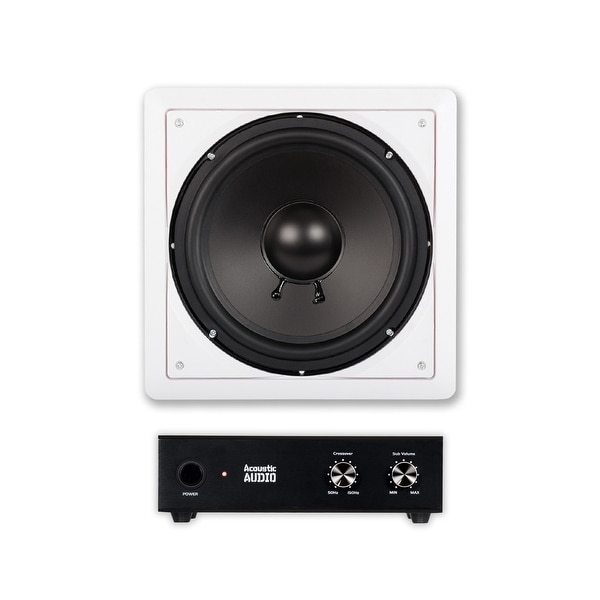 Shop Acoustic Audio IWS10 In Wall 10" Passive Subwoofer ...