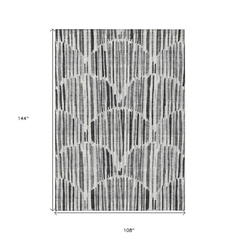 HomeRoots Abstract Transitional Rectangle Outdoor Rug