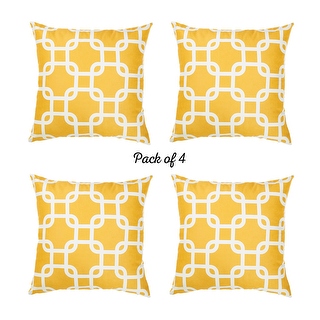 Nautica Lattice Throw Pillow Cover The Daily Hunt | Yellow throw pillows