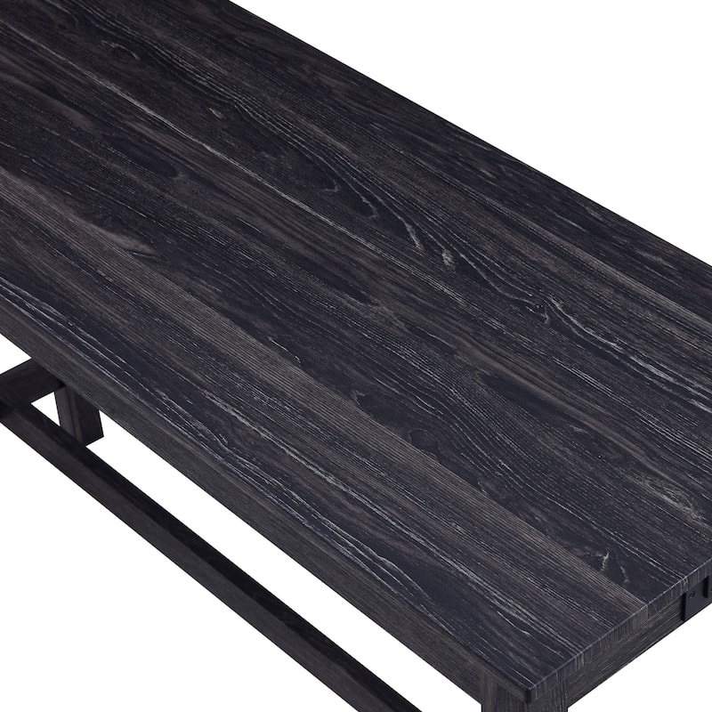 4 PCS Bar Table Dining Sets with Counter Stools and Built-in Power Outlets