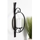 preview thumbnail 2 of 21, Kate and Laurel Doria Round Glass and Metal Wall Sconce - 12x22