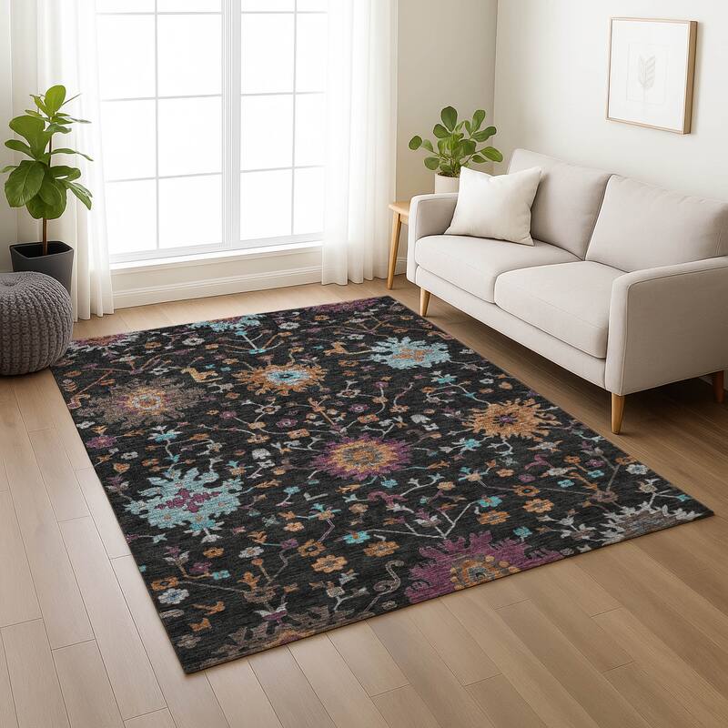 Machine Washable Indoor/ Outdoor Global Dillon Chantille Rug