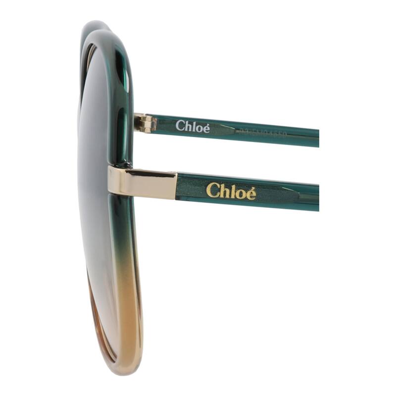 Chloé Round-Frame Injection Sunglasses