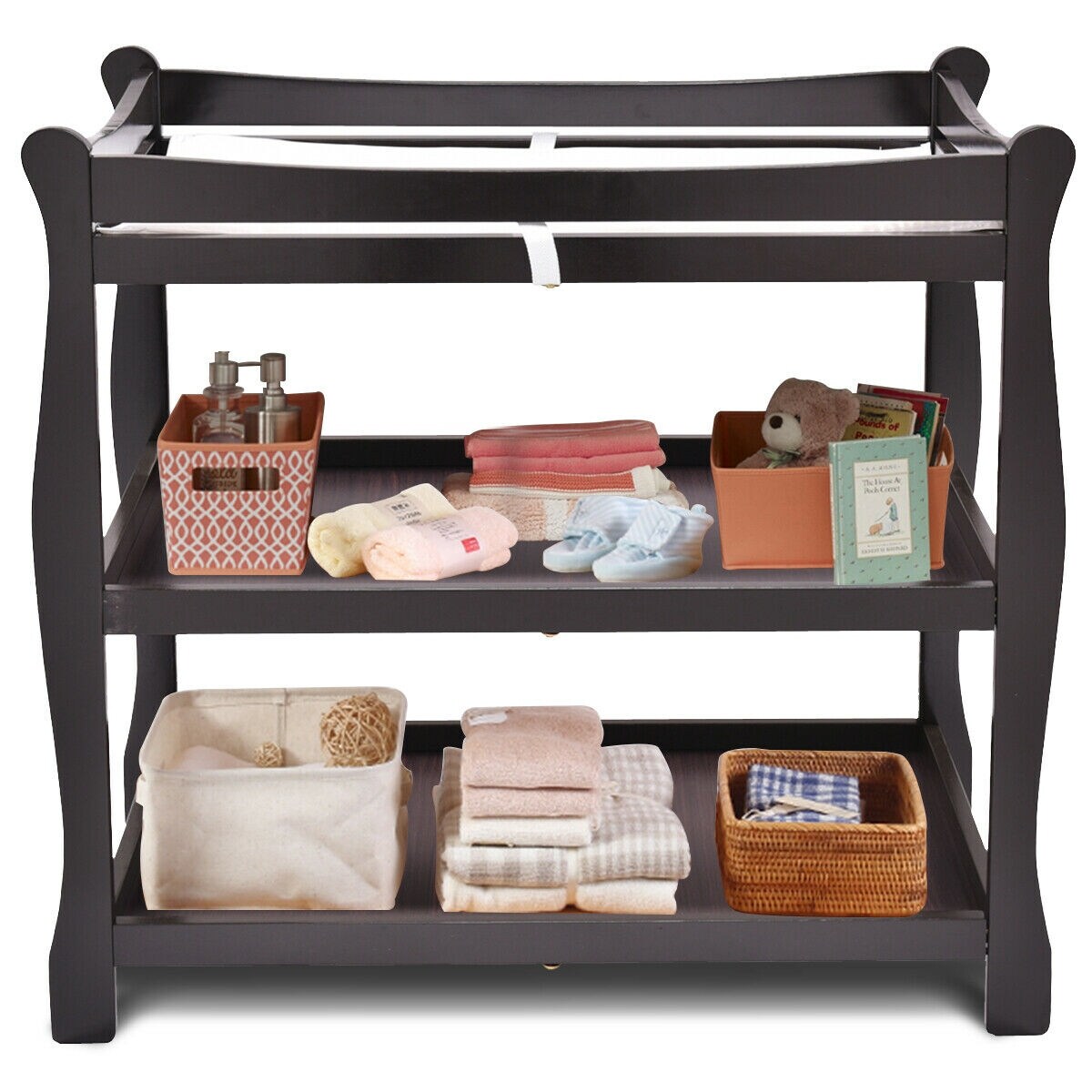 sleigh baby changing unit