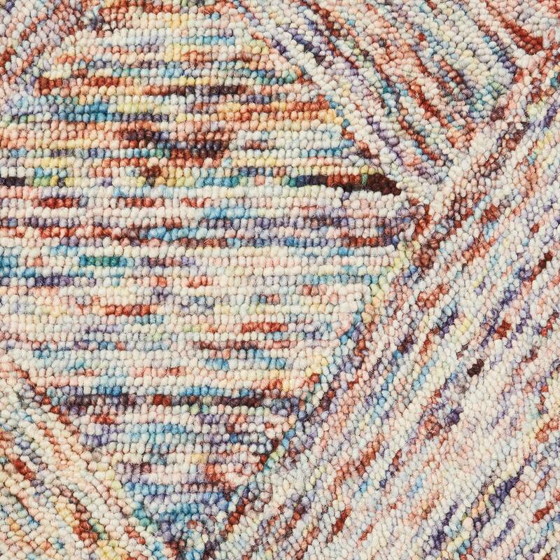 Cikoy Power Loomed Geometric Modern Soft Area Rug By HomeRoots - 69' X '45' X '0.5
