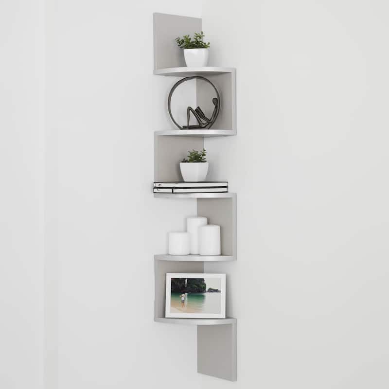 Veneer Corner Wall Mount Shelf