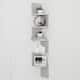 Danya B. Decorative 5-Tier Corner Floating Wall Mount Shelving Unit - Grey