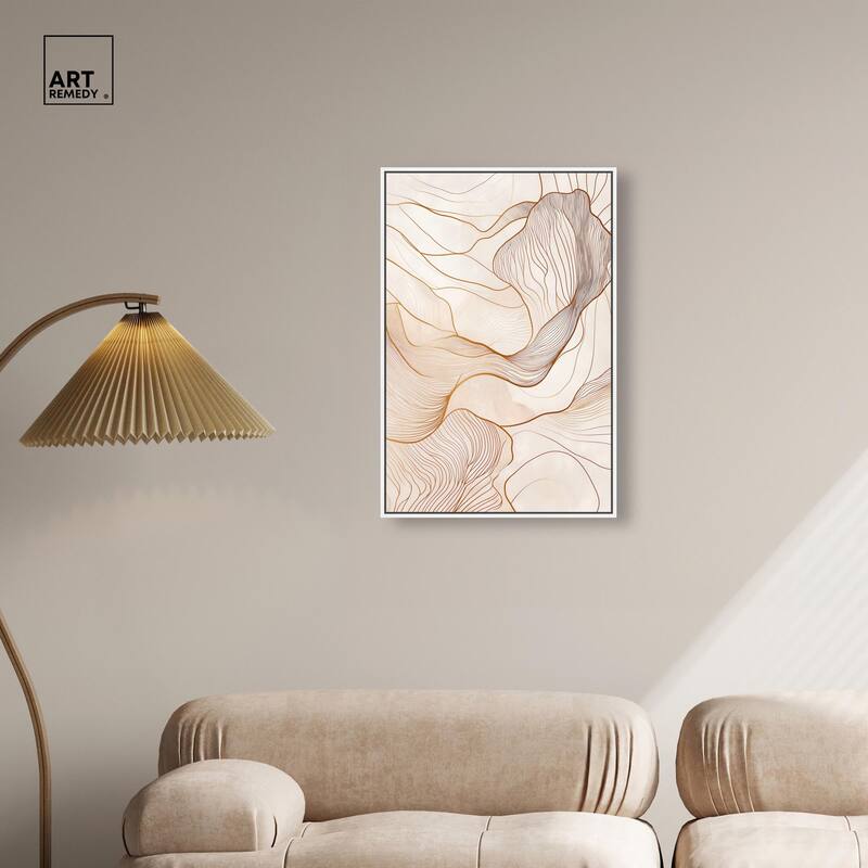 Contoured Reverie II Canvas by Art Remedy